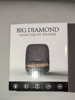 BIG DIAMOND Smart LED BT Speaker - New In Box